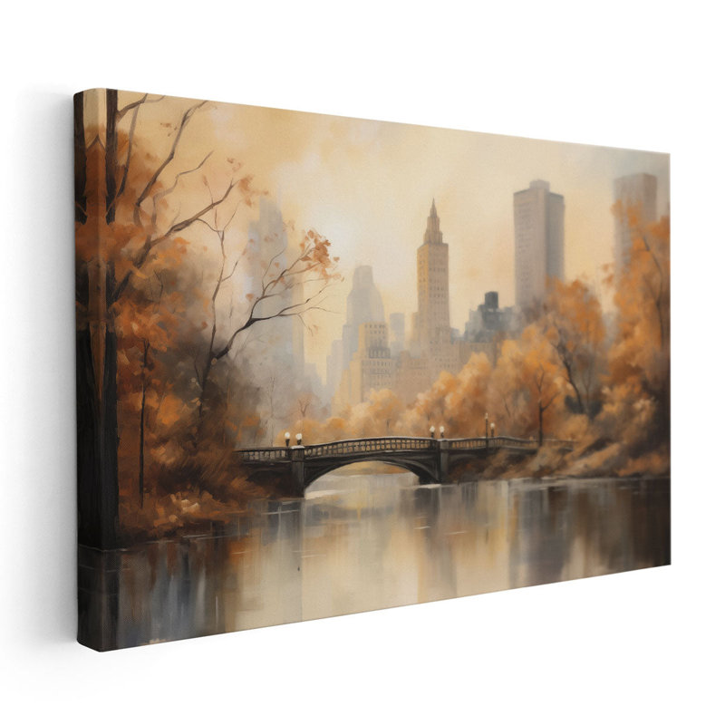 «Central Park's Autumn Arch 2», H 20 po x l 30 po