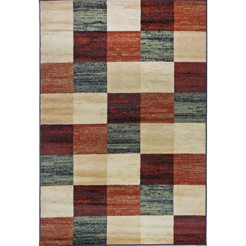 Tapis Okanogan, Rectangle 5 pi 3 po x 7 pi 9 po