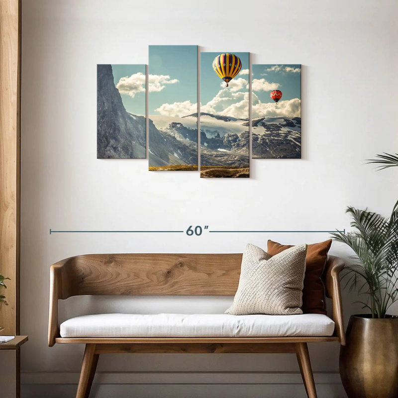 Hot Air Balloon Journey, H 27 po x l 43 po