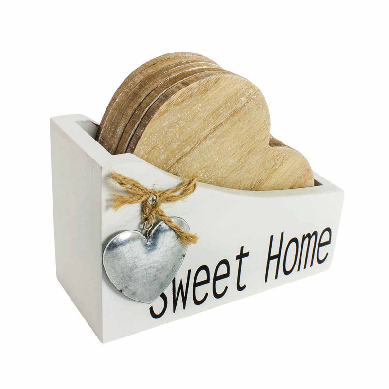 Ceramic 4 Piece Coaster Set