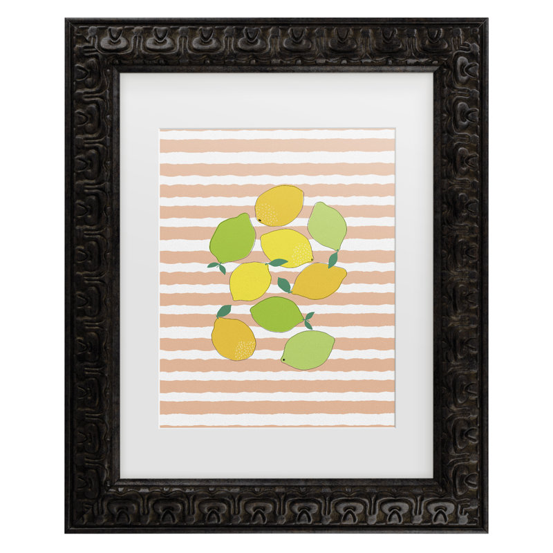 Bolog Orara Studio  Citrus Crowd Matted Framed Art