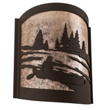 Knaresborough 1 - Light Flush Mounted Sconce