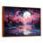 Cadre flottant brun, bois massif