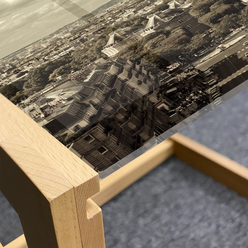 Jaheem Trestle Coffee Table, 40cm H x 91cm W x 62cm D