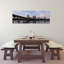 Low angle view of a bridge over a river Richmond Virginia USA 1 Piece Wrapped Canvas Panoramic Wall Art-1078890396