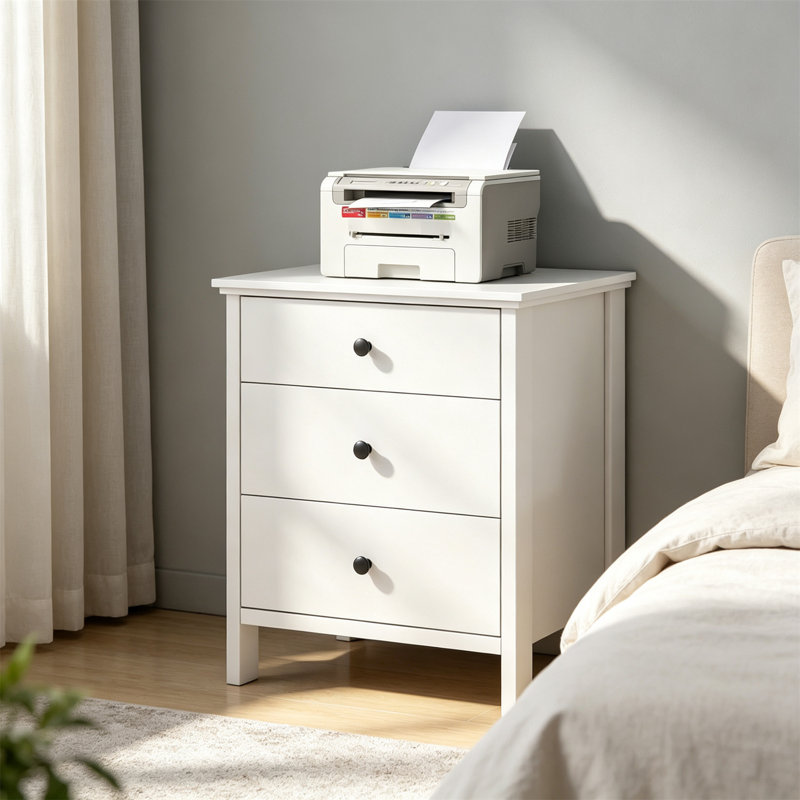 Nightstand with 3 Drawer