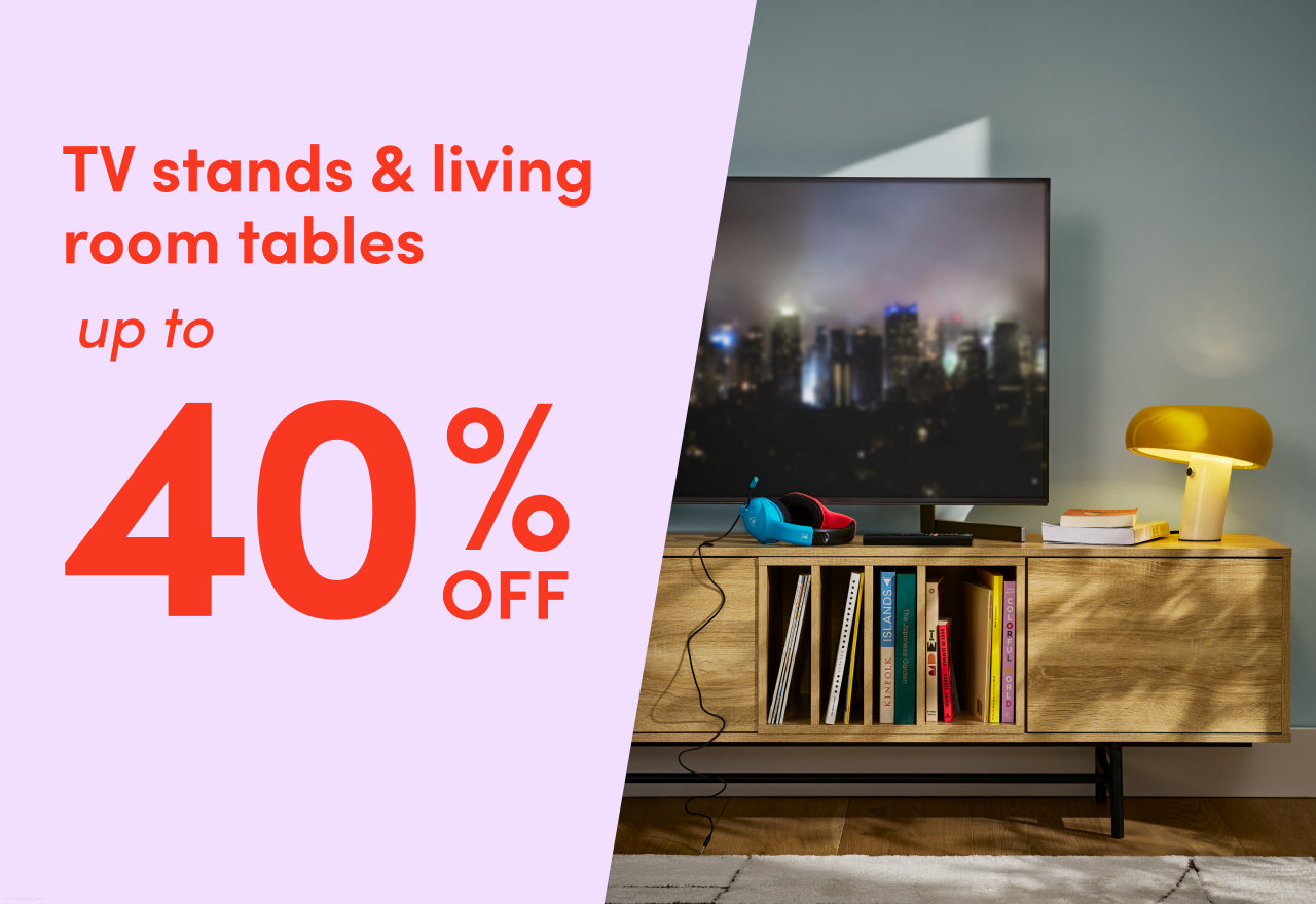 TV stands & living room table clearance
