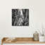 Ebern Designs «Leaves BW 01» par Tom Quartermaine, art mural en métal-1352151520