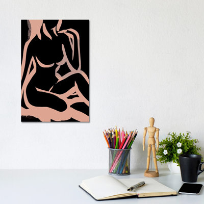 Nude II by Dan Hobday - Wrapped Canvas Painting