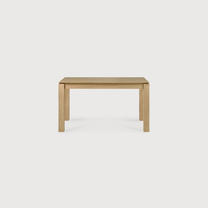 Slice Solid Oak Dining Table, 35.4" W x 86.6" L