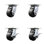 4 Piece Polyolefin Caster Set