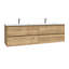 Perla C140D 55.5" Wall Mounted bathroom Vanity-191387616-177078738