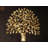 12" Handcrafted Brass Tree of Life Wall Art – Round Gold Metal Wall Decor Sculpture