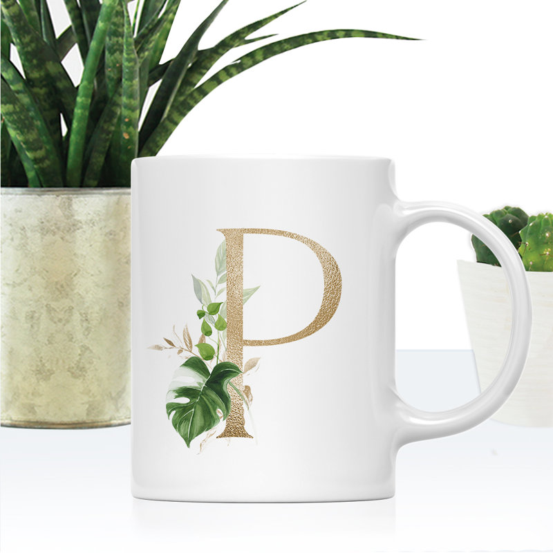 Grande tasse à café exotique, P