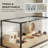 Large Acrylic Hamster Cage, Chewproof Guinea Pig Cage for Small Animal Pets, Transparent Mice and Gerbil Habitat with Openable Top, for Hedgehog, Dwarf Hamster, Rat, Mouse, 41.3" x 20" x 20"