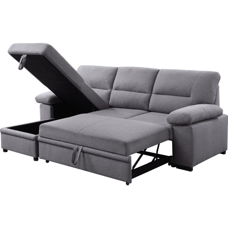 Myton Upholstered L-Shaped Sectional Left Hand Facing, 100% Polyester