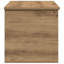 Boîte de rangement vidaXL avec rangement en chêne artisanal 35,43 po x 13,78 po x 13,78 po