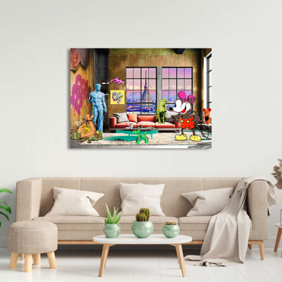 Wrapped Canvas Print: Gerard Madau, Surrealofts: Turin