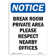 SignMission Break Room Private Area Please Sign | Wayfair