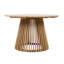 Table de salle à manger de patio en bois Finish de 47,36 pouces pour la cour et l'élégance naturelle, structure stable, processus d'assemblage rapide extérieur avec aspect esthétique rustique, stabilité exceptionnelle, grande surface