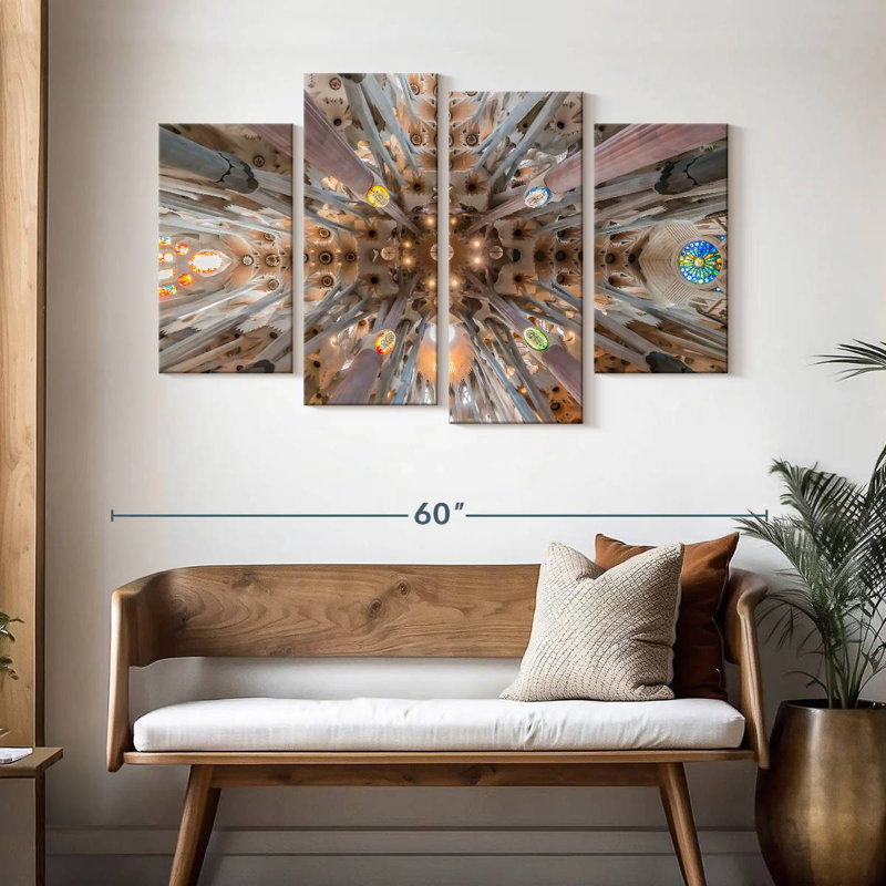 Lilie La Sagrada Familia - plafond II, H 32 po x l 52 po