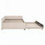 Lit de jour double rembourré en forme de L avec lit gigogne escamotable, une solution polyvalente et confortable pour les chambres modernes-1644555079
