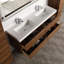 Meuble-lavabo double flottant avec lavabo mural Annedoris-1322837635