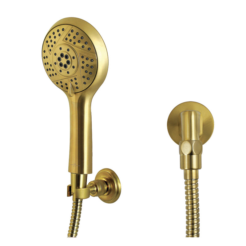 Kingston Brass Vilbosch Multi-Function Hand Shower Kit, Brushed Brass
