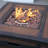 Wetumka Square Magnesium Oxide Propane Smokeless Fire Pit