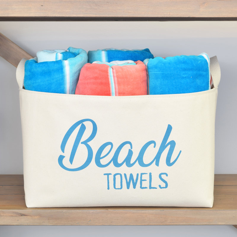 Rangement de serviettes de plage