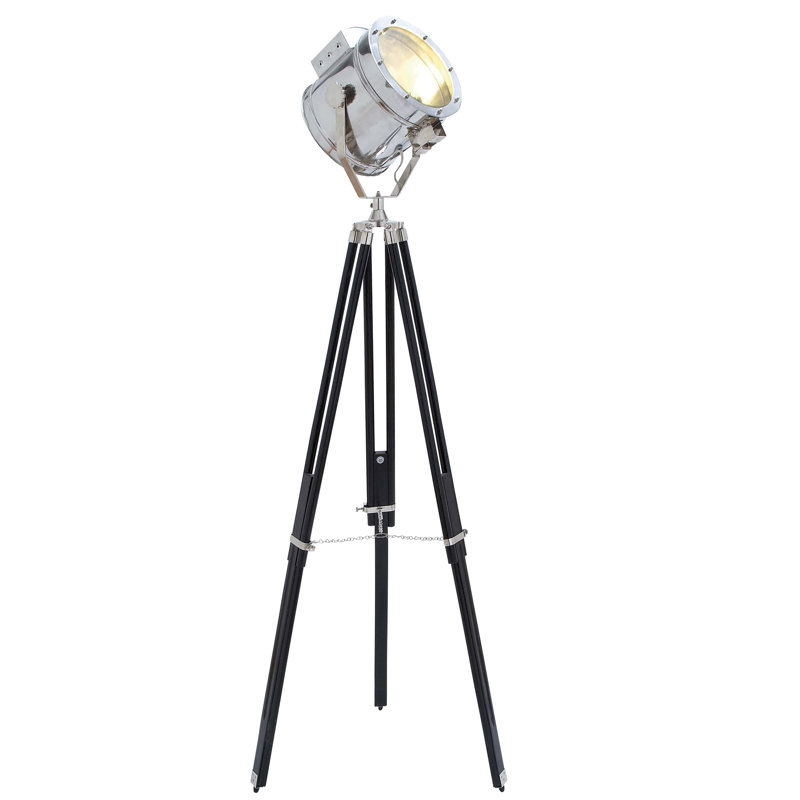 Arly 75'' Black Tripod Floor Lamp
