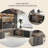 94.49"Modern minimalist natural color L-Shaped Office Desk-1785559051-1785559046