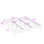 Lit plateforme en bois avec support robuste et conception silencieuse-1305924600-1305924602