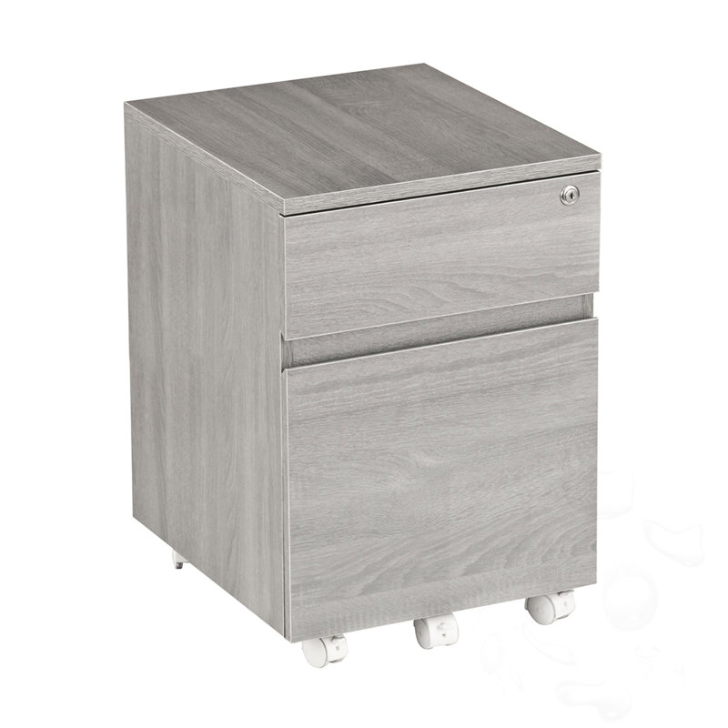 Armoire de bureau roulante avec serrure et tiroirs
