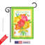 Drapeau de jardin à double face à motif de jardin à double face 18,5 inspirational fleur