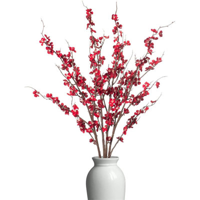 4 pieces of imitation cherry blossom branches