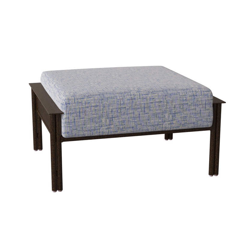 Jax Outdoor Ottoman, Chestnut Brown, Canvas Spa Sunbrella® Canvas