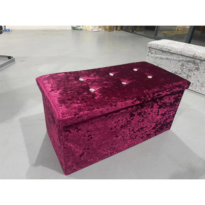 Lorton 76 cm W Rectangle Ottoman with Storage