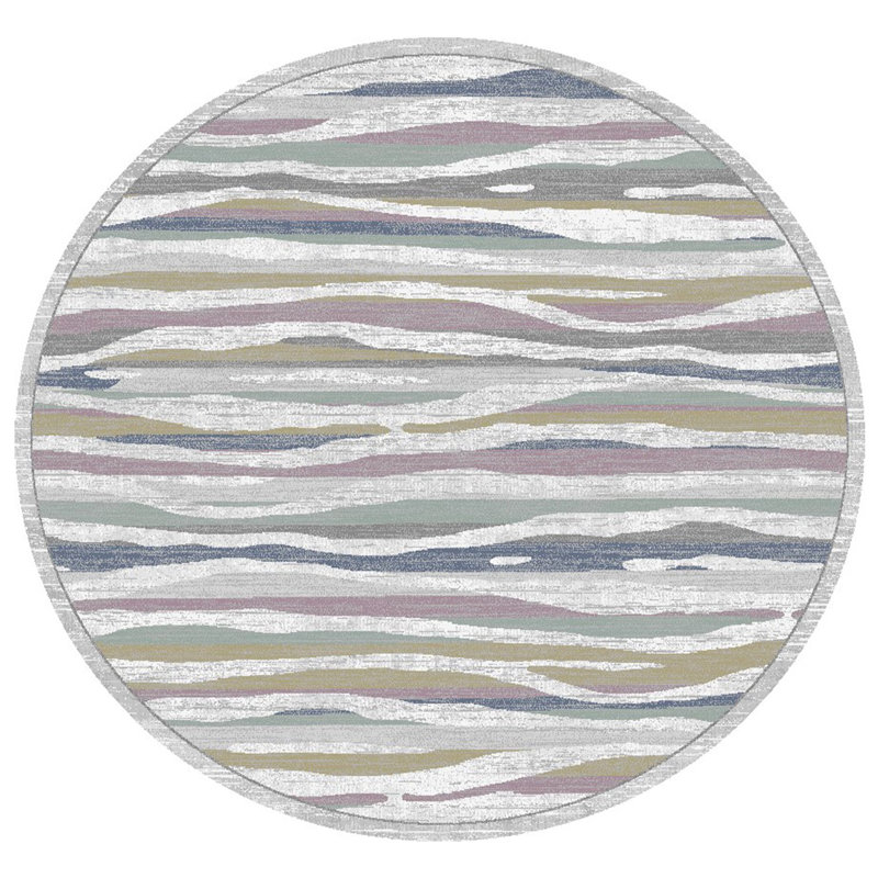 Breona Abstract Indoor Rug, Round 7'10"