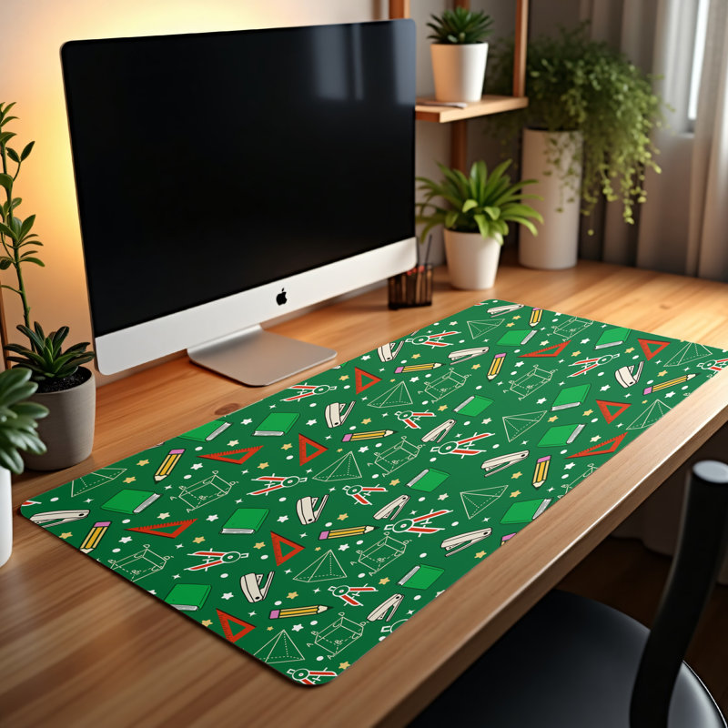 Polyester Desk Pad, 31.5x15.5