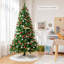 Arbre de Noël régulier en PVC artificiel vert-1449137199