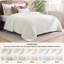 Couvre-lit de 349 g / m² pour lit - couvertures douillettes super douces, jolie petite couverture en molleton, motif à rayures plus larges-105503906-105503910