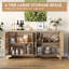  Buffet à 4 portes Modern Boho