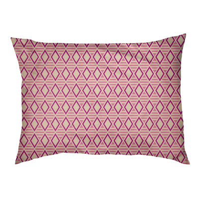 Coussin de créateur géométrique diamants Byrge