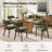 Dooey 20.5"W Mid-Century Modern Dining Chair with Nailhead Trim (Set of 2)-1654058632