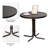 Patio Black Steel Side Table-237659904
