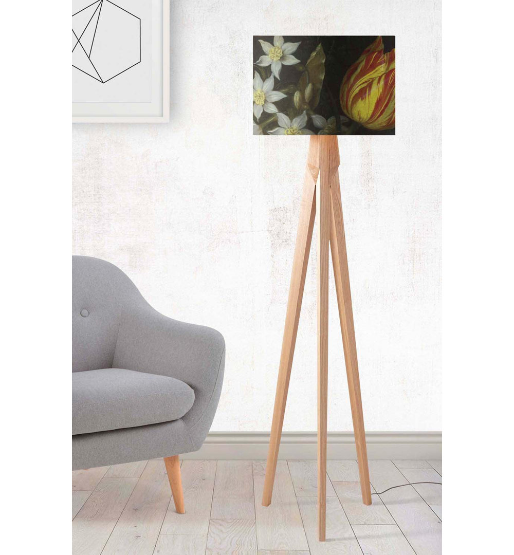 21cm H Linen Drum Lamp Shade ( Uno )