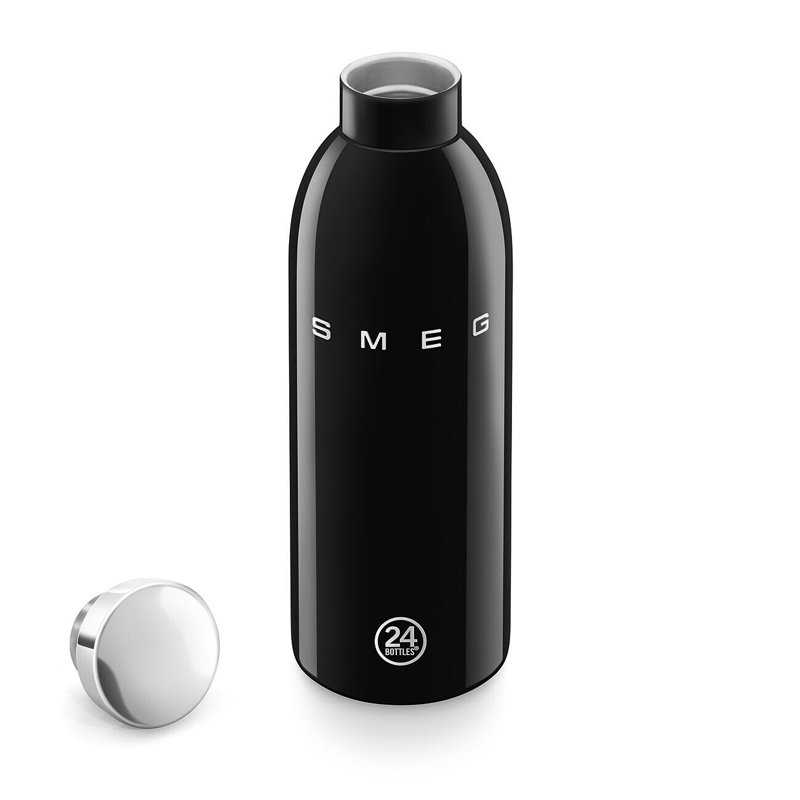 Smeg X 24 bouteilles Clima 500 ml, Noir