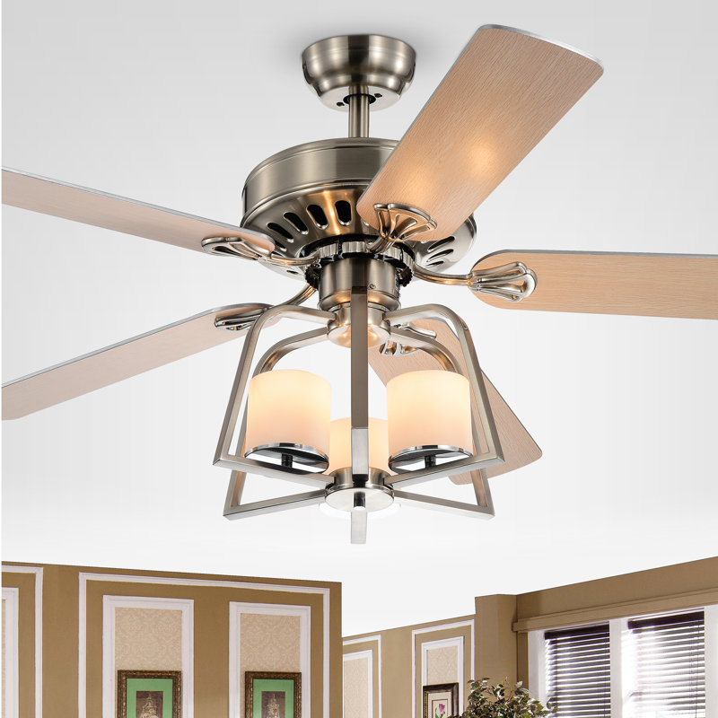 Tyreke 52'' Ceiling Fan with Light Kit