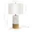 Lampe de table 21,5 po Lena-50218994